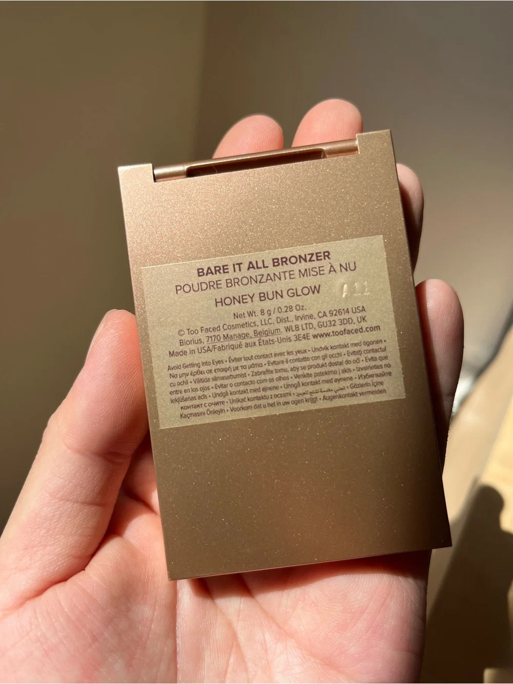 Too Faced Teddy Bare Honey Bun Glow Bronzer - Honey Bun Glow